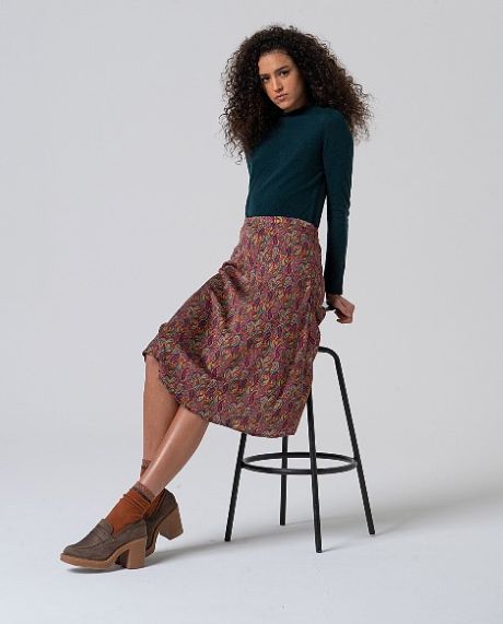 Surkana A Line Midi Skirt
