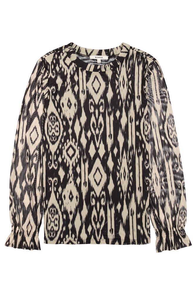 Garcia Top-Black Print