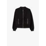 Tiffosi Kirian Bomber jacket with gold hardware