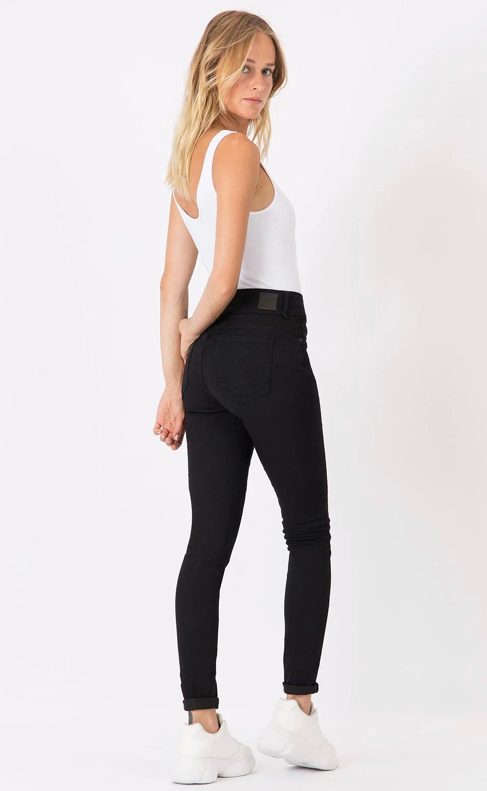 Tiffosi one size double-up jeans, black