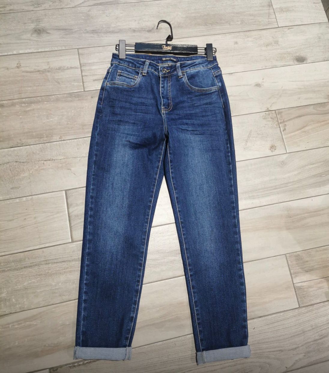 Kyla Toxic High Waisted jeans with stretch-Dk Wash
