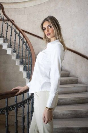 No2moro Izzy Shirt/LS-White