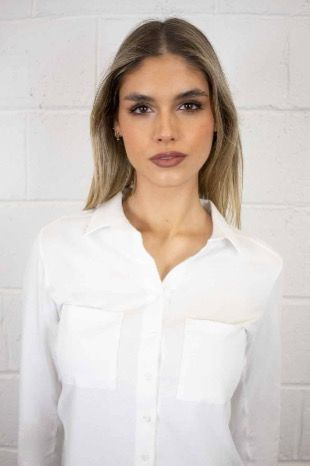 No2moro Izzy Shirt/LS-White