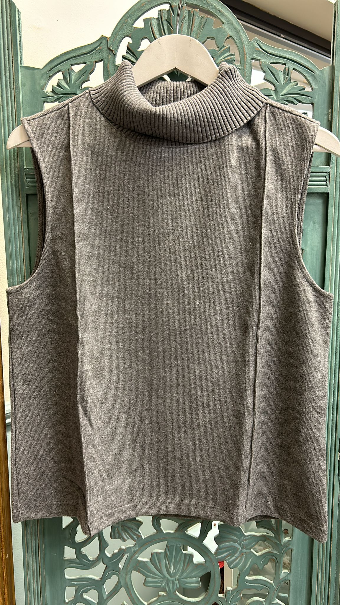 S.Oliver Polo Neck Sweater-Grey