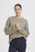 ICHI IHBALING LS Jumper - Oatmeal.
