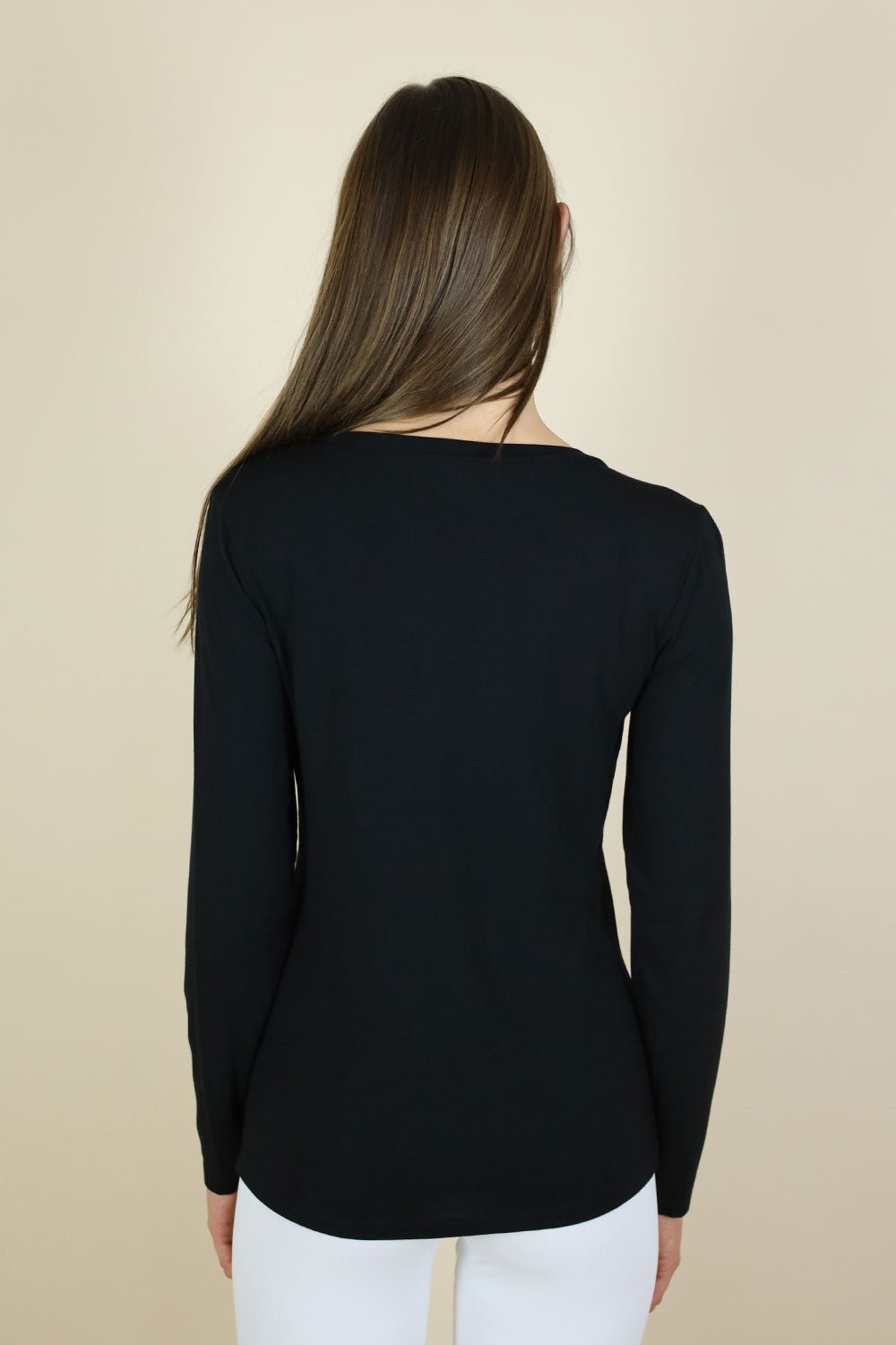 No2Moro Long Sleeve Bilbao Top - Black.