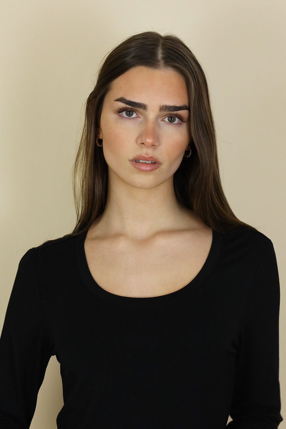 No2Moro Long Sleeve Bilbao Top - Black.