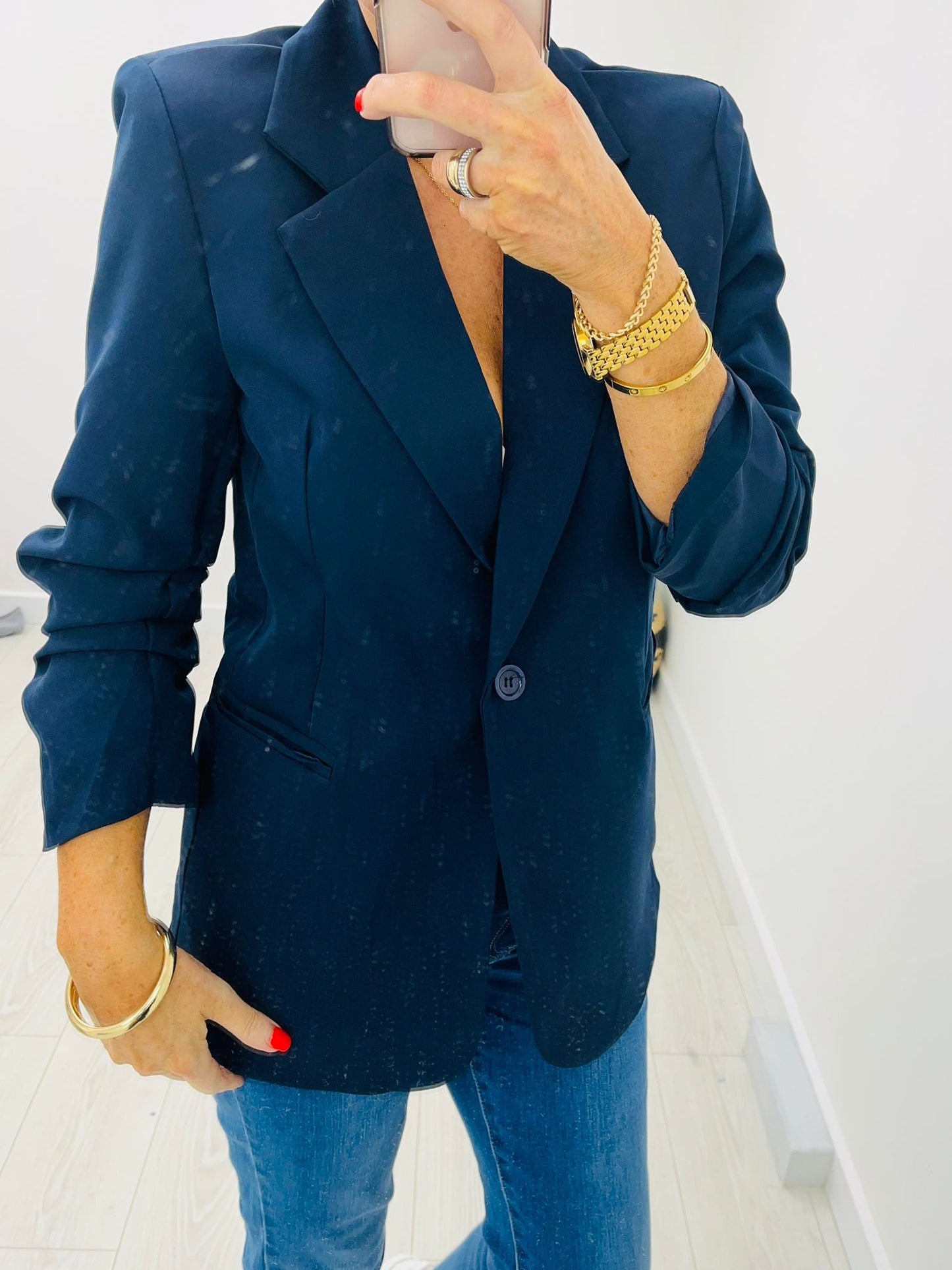 Kyla Blazer-Navy