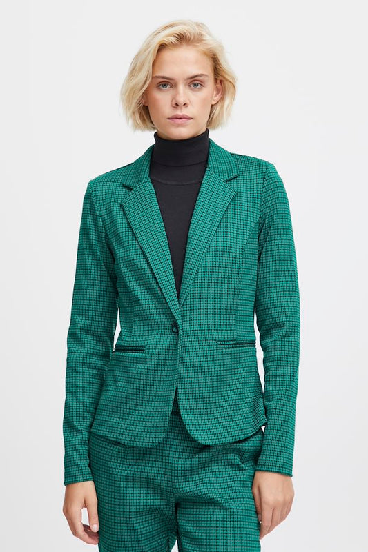 ICHI IHKATE Cameleon Blazer-Green