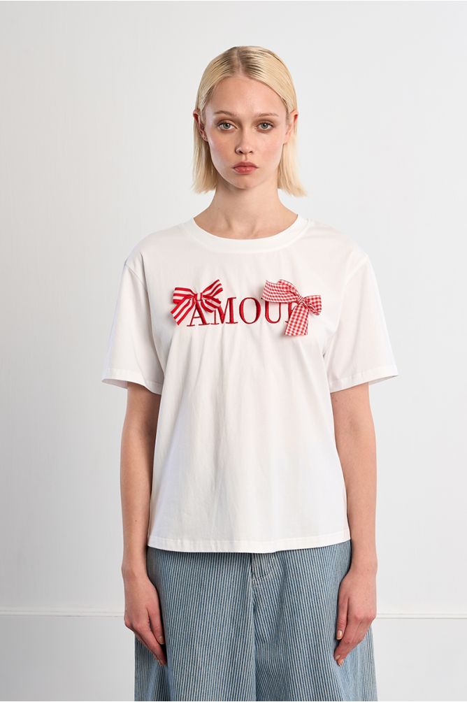Lili Sidonio Molly Bracken Cotton T/Shirt "Amour"