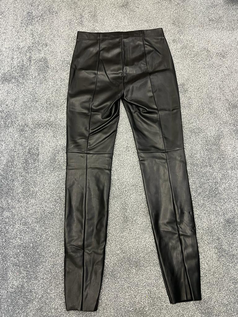 Robell Enie Skinny Faux Leather Jegging Dark Charcoal 95
