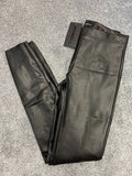 Robell Enie faux leather jeggings - Black