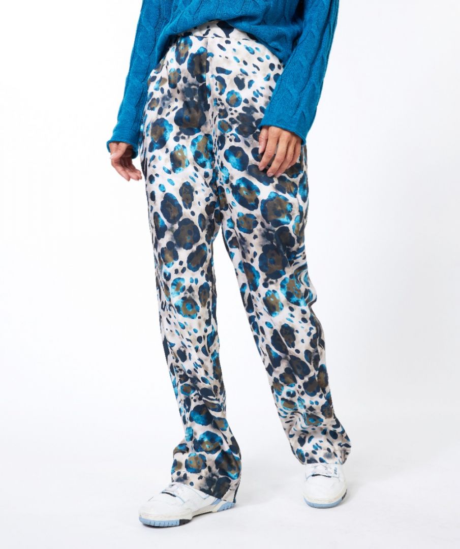 EsQualo Trousers sateen animal roots