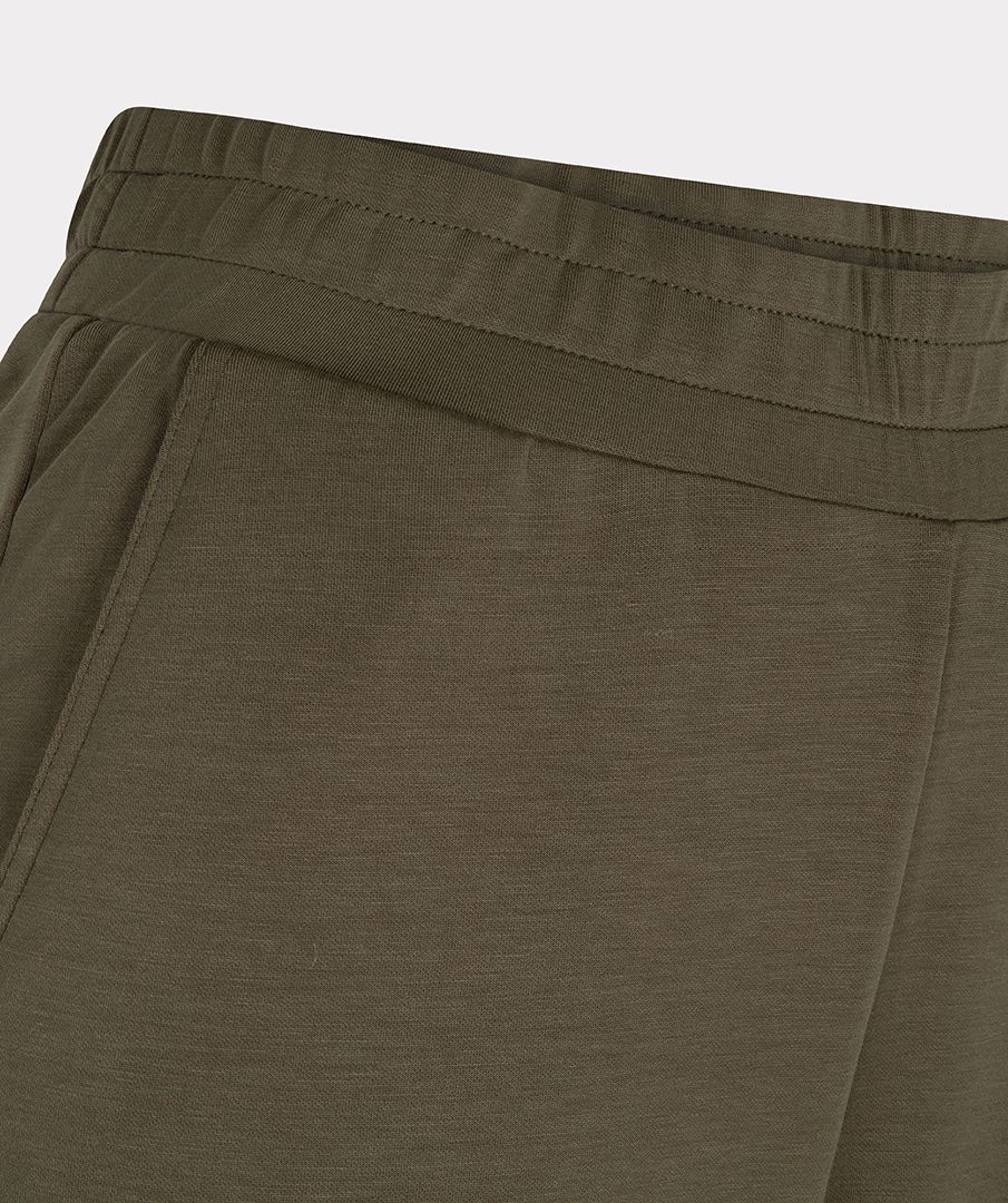 Esqualo Trousers flair-Moss Green