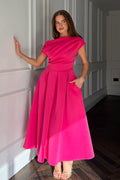 Girl in Mind Betty Dress - Hot Pink.