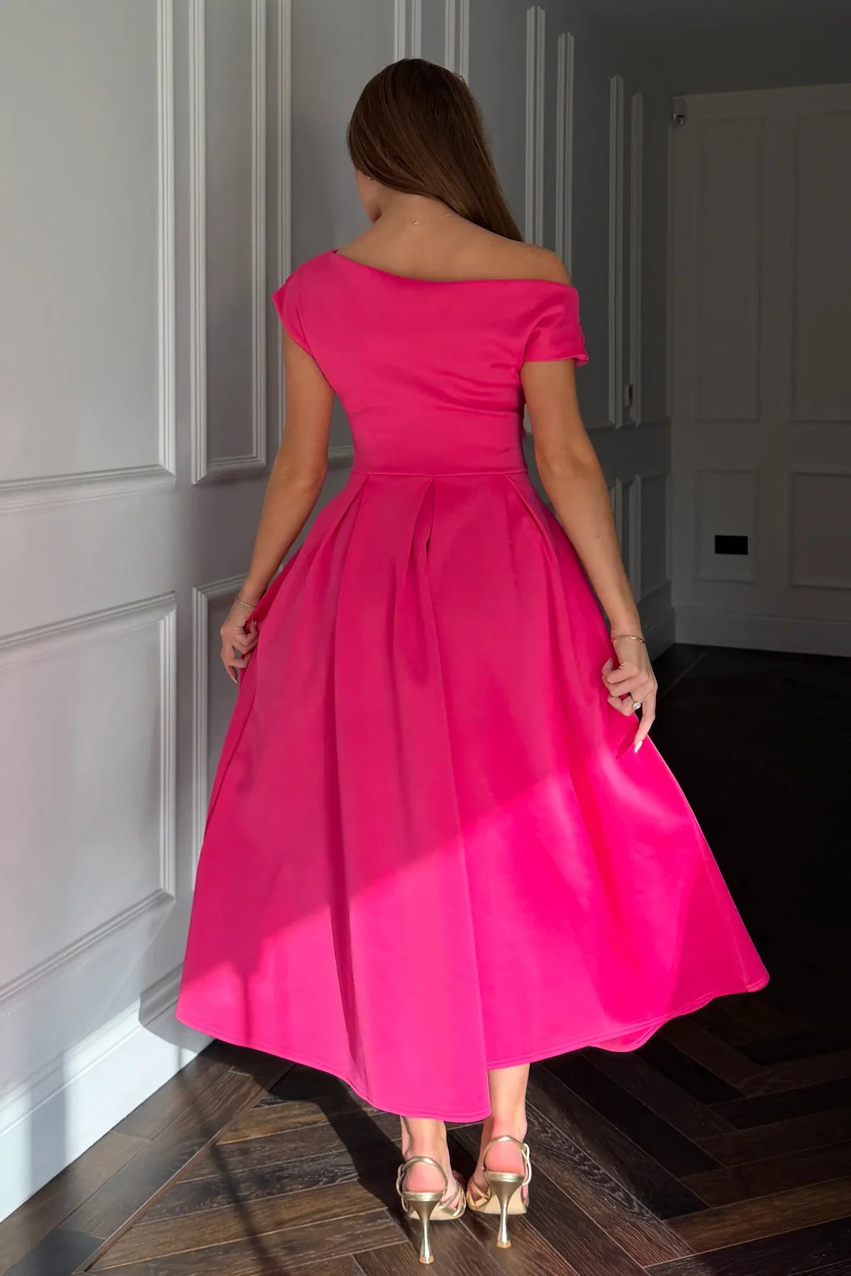 Girl in Mind Betty Dress - Hot Pink.