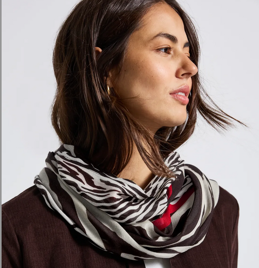 Street One Printed Modal Loop Scarf
