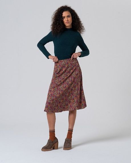 Surkana A Line Midi Skirt