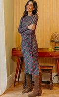 Sugarhill Claudia Jersey Tie Midi Dress