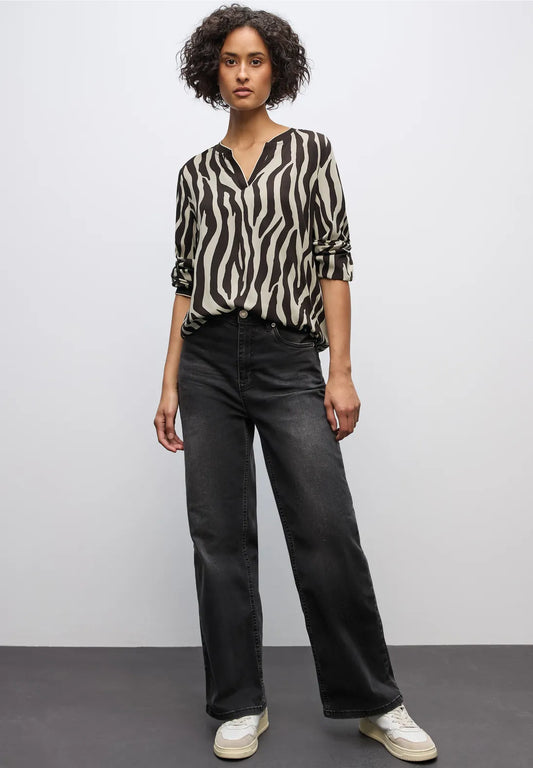 Street One Tunic Blouse with Elastic Tape
