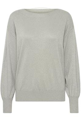 ICHI IHMOPAZ Jumper Round Neck Silver