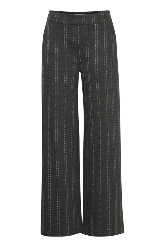 ICHI IHRUTI WIDE Pants-Grey