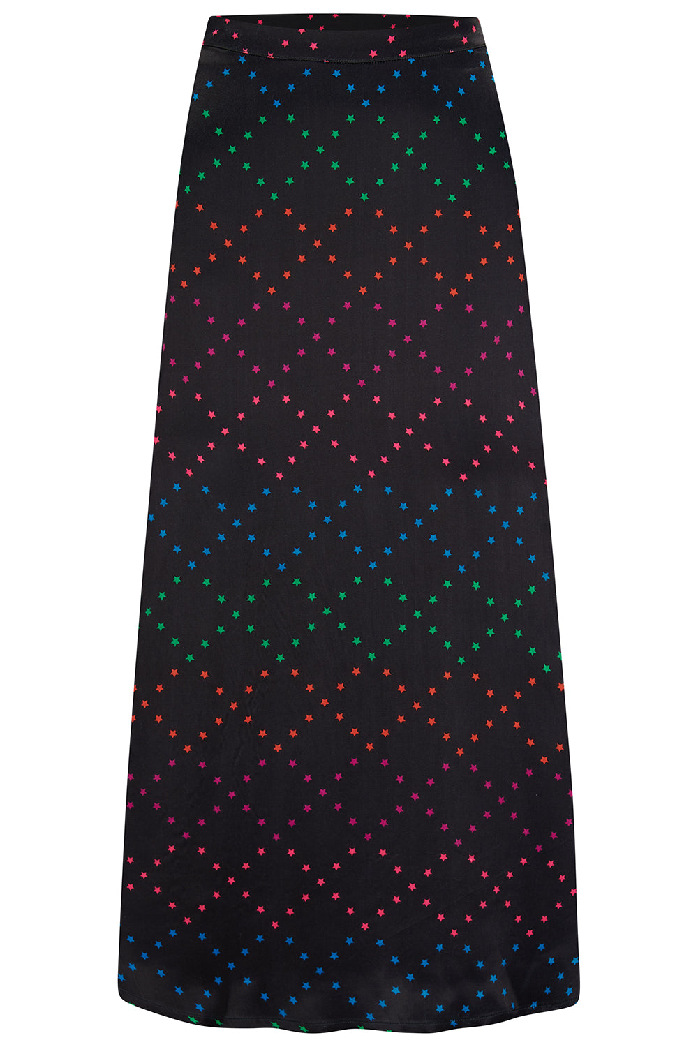 Sugarhill Sita Midi Skirt-Blk Rainbow