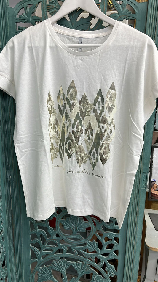 Tiffosi T-Shirt Kika 1-Star White