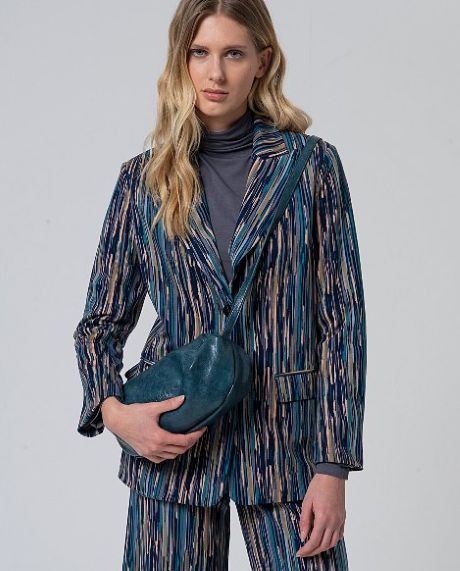 Surkana Blazer - Steel Blue