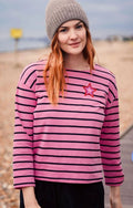 Sugarhill Celine Breton Top Pink & Black Star