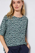 Street One Soft Printed Batwing Shirt