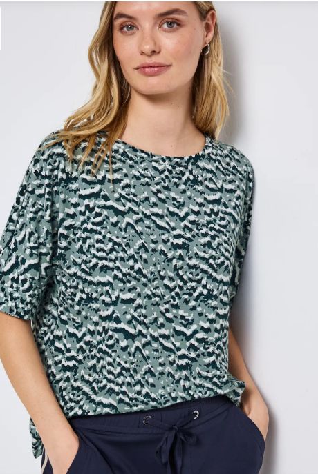 Street One Soft Printed Batwing Shirt