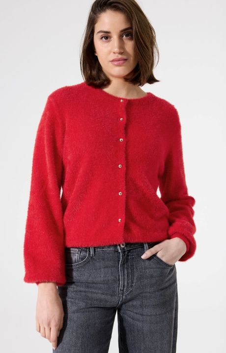Garcia Ladies Cardigan True Red