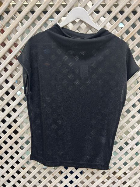 Feria Cowl Neck Sparkle Top