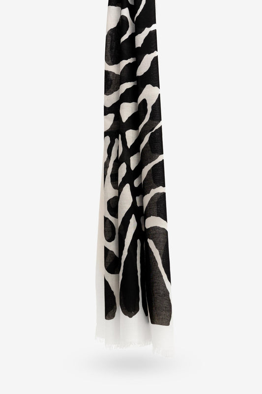 Tiffosi Scarf Bianca-Black