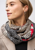 Street One Printed Modal Loop Scarf