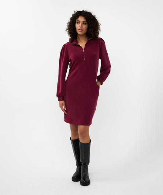 Esqualo Dress Zipped-Wine