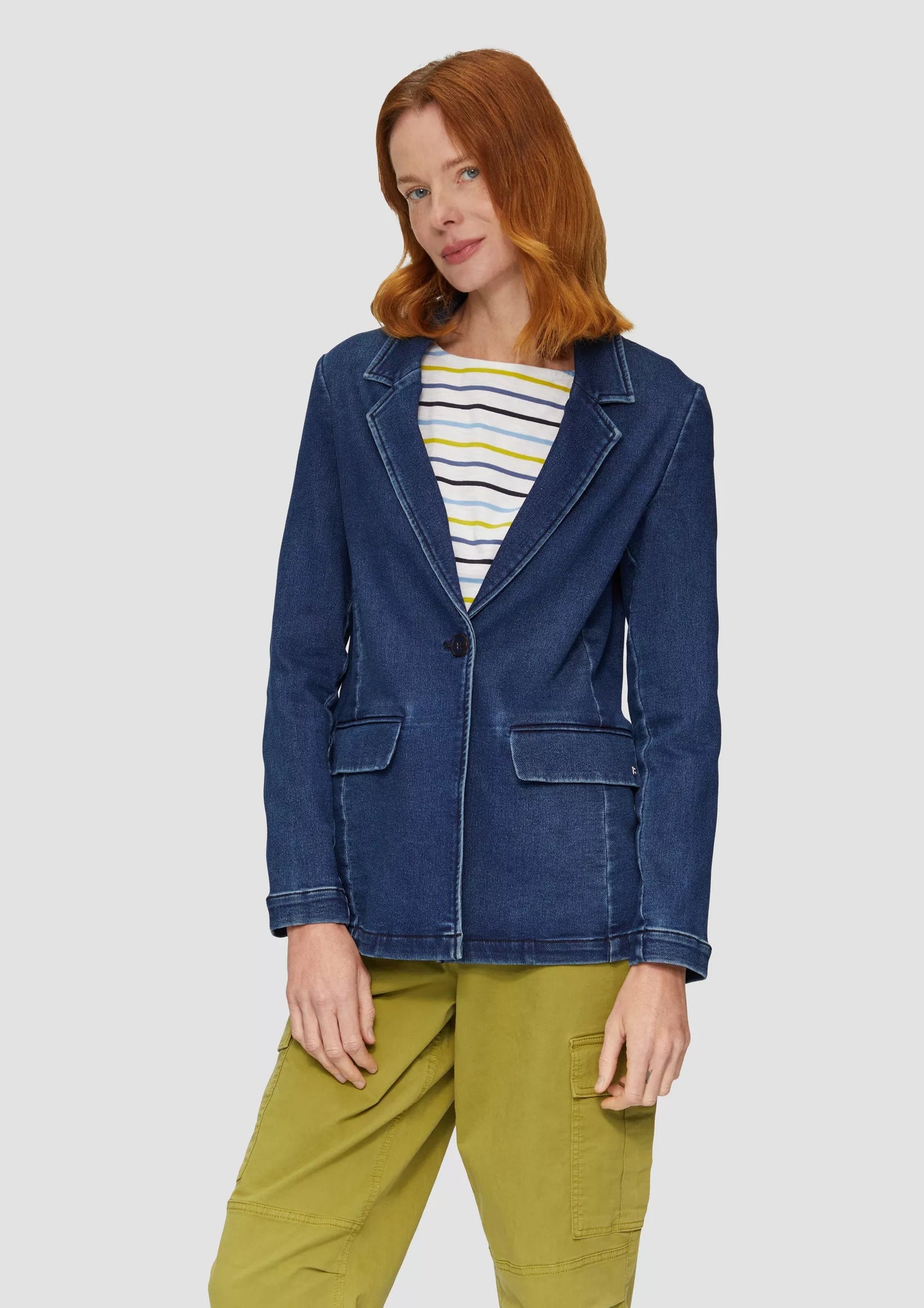 S.Oliver Indoor Blazer-Blue Denim