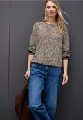 Street One Round Neck Blouse with Tape Details