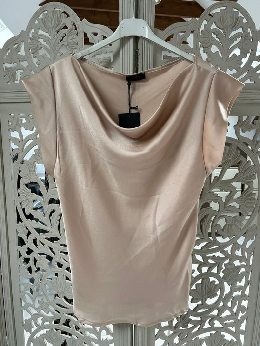 Kyla Cowl Top-Gold