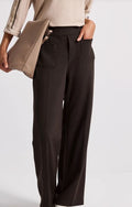 Street One Front Pocket Straight Leg High Waist Trousers 30" Leg
