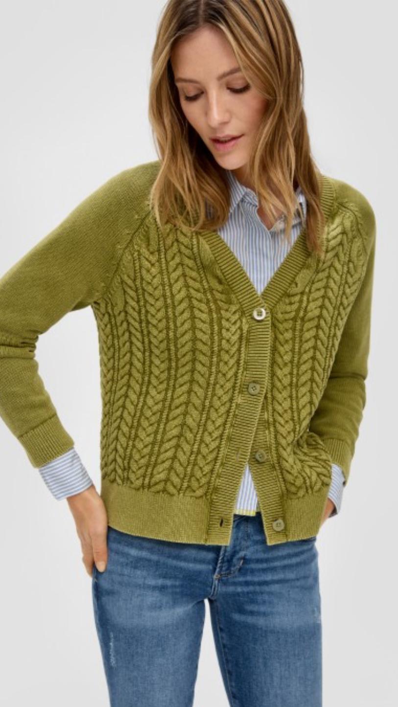 S.Oliver Cardigan - Green