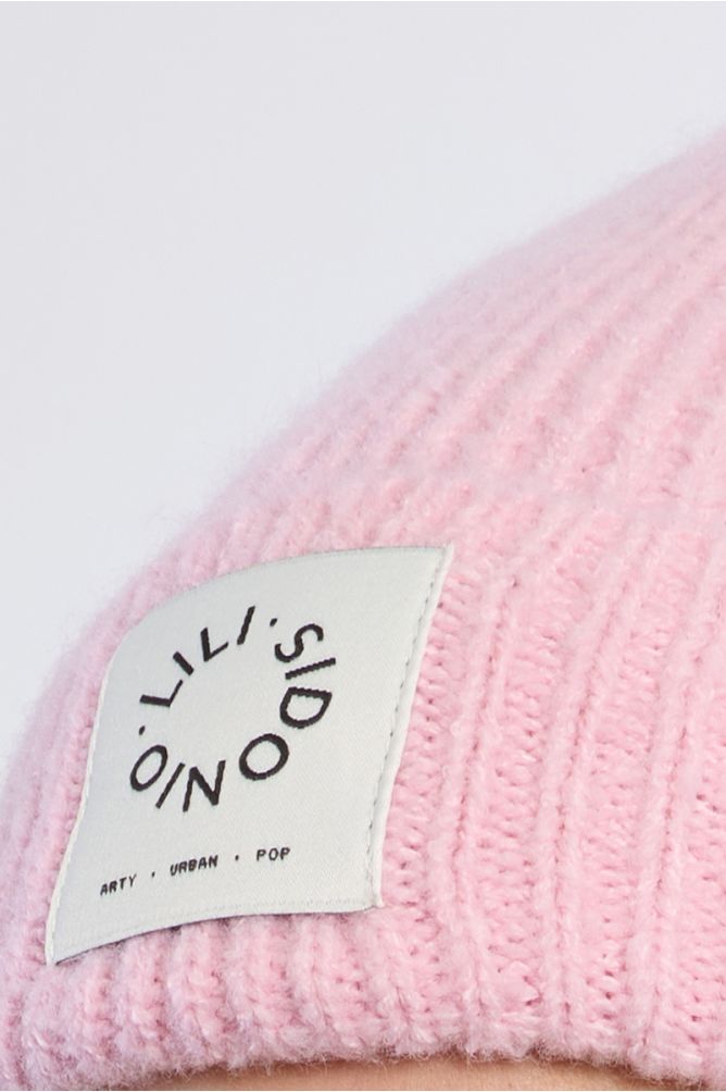 Molly Bracken Knitted Beanie - Soft Pink.
