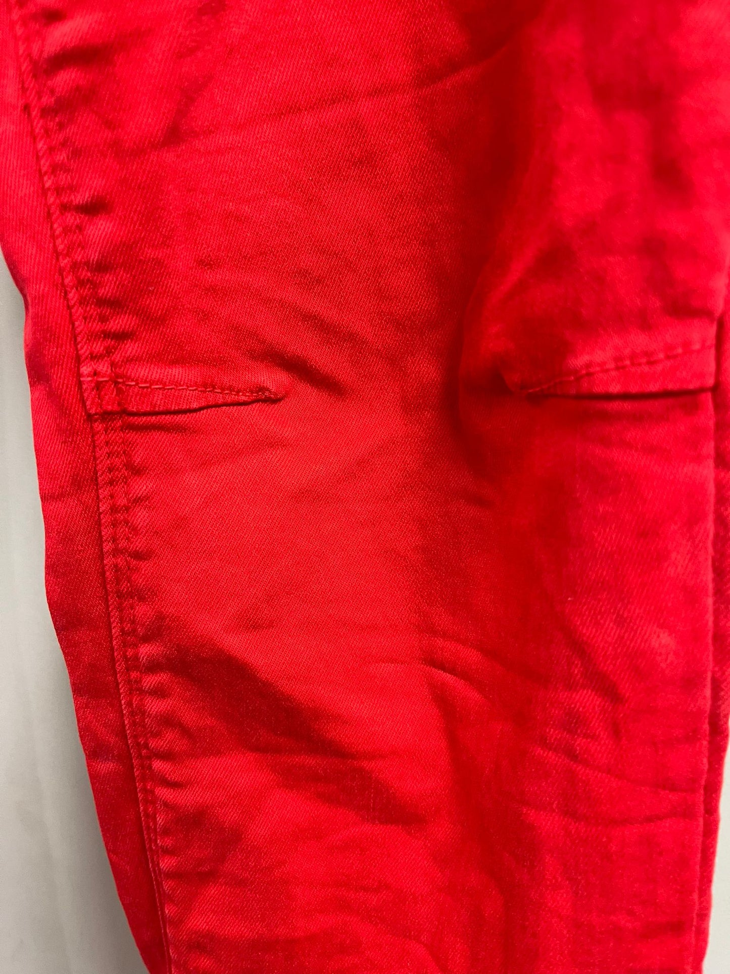 Kyla Mellie Cotton Jeans-Red