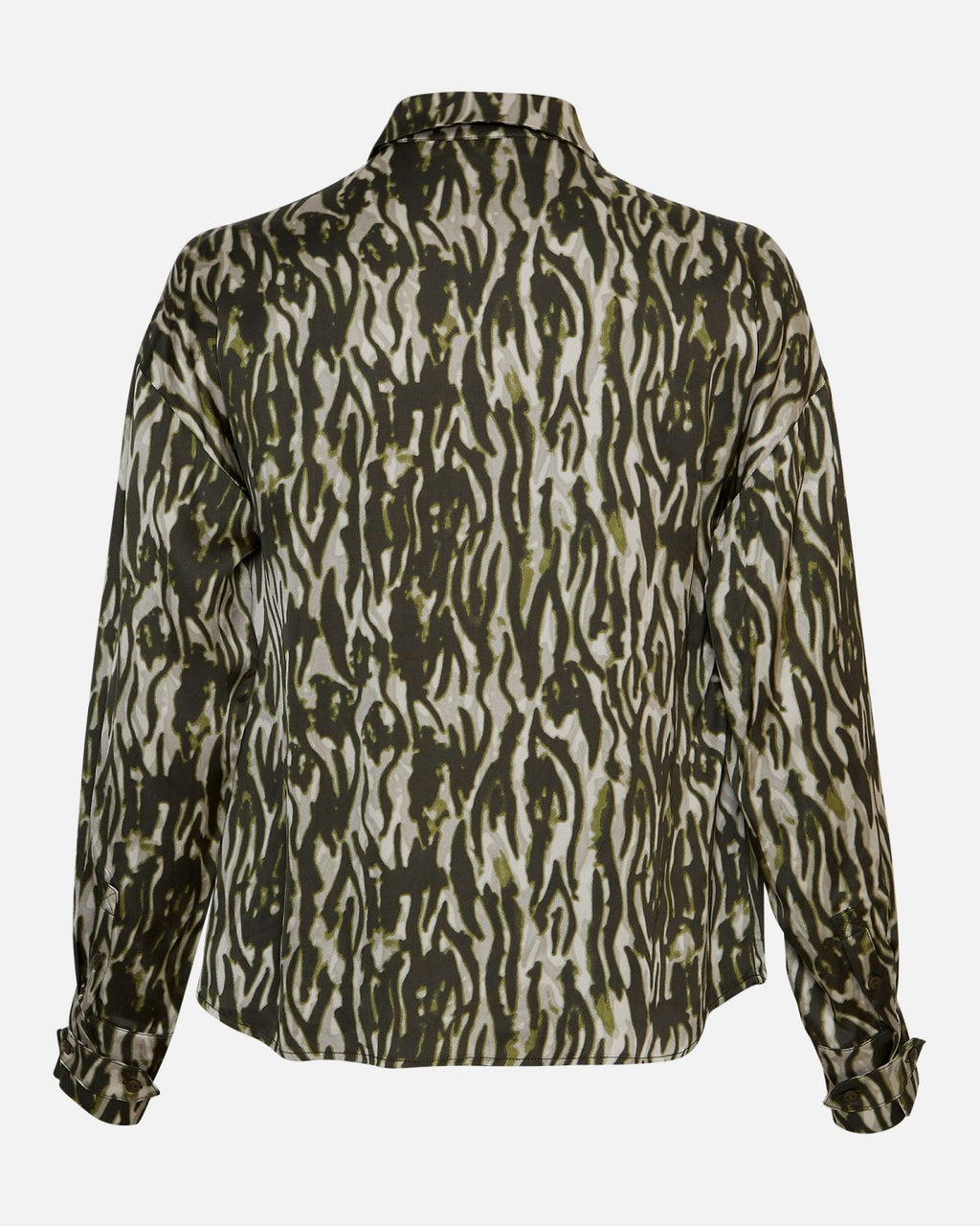 MSCHJoceline Irida Shirt AOP-BLK SAND ZEBRA