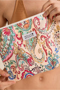 Molly Bracken Woven Clutch - Off White Paola.