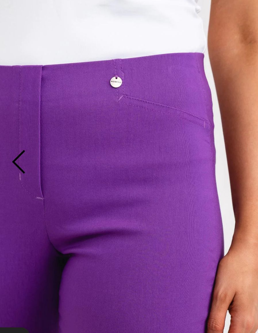 Robell Rose 07 Slim/Cropped-Purple