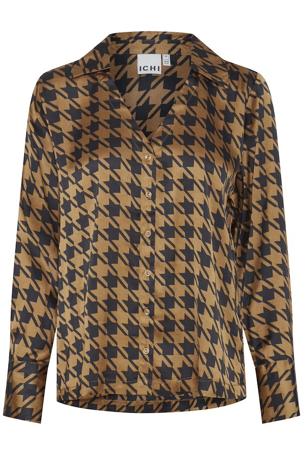 ICHI IHLEONIE Shirt-Rub Houndstooth