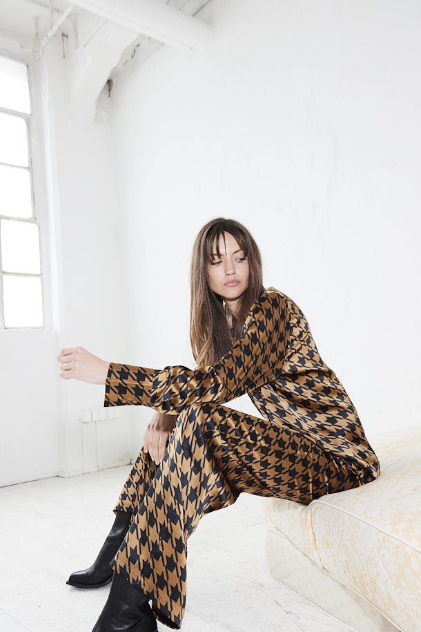 ICHI IHLEONIE Shirt-Rub Houndstooth