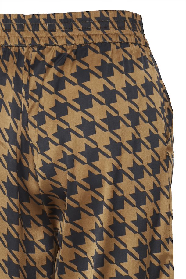 ICHI IHLEONIE Pants-Rub Houndstooth